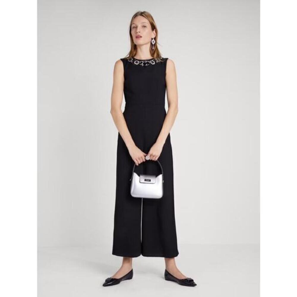 Kate Spade Maxi Jumpsuit Sleeveless embellished size small nwt